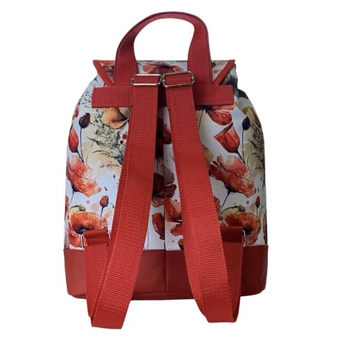 Pipacsos “JUDIT” fedeles hátizsák