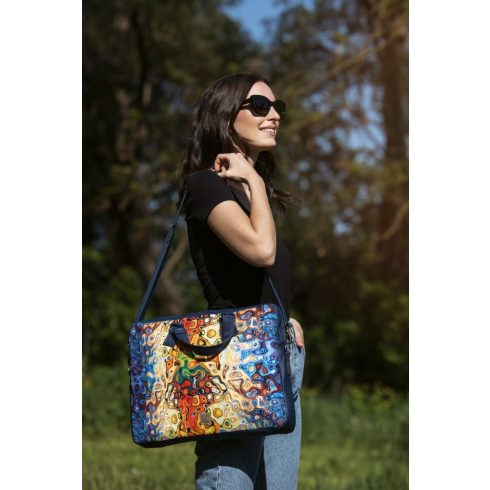 Vibráló színes  “EDIT” laptop táska