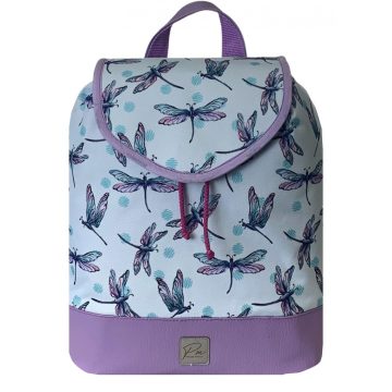 Szitakötős “JUDIT” fedeles hátizsák