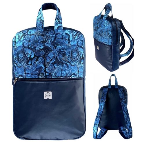 Kék pillangós “SZOFI” laptop hátizsák