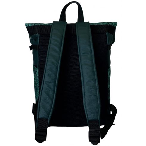 Palackzöld roll up laptop hátizsák/hátizsák