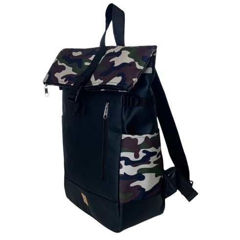 Terepmintás roll up laptop hátizsák/hátizsák