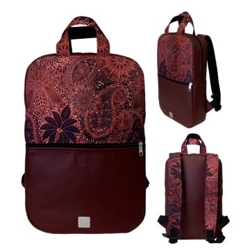 Burgundi vörös  “SZOFI” laptop hátizsák