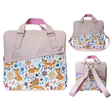   Rókás  “KITTI medium” 4 az 1-ben pelenkázó táska/hátizsák