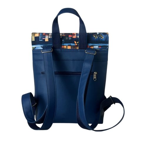 Könyv mintás “JANKA” hátizsák