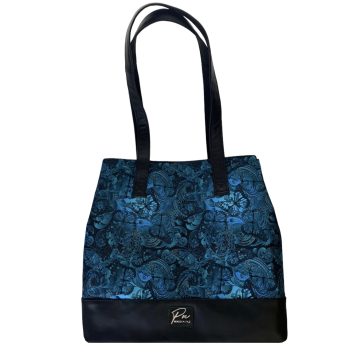 Kék pillangós EMMA shopping bag