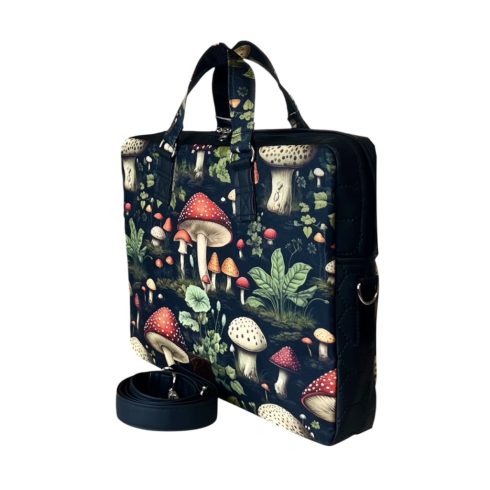 Gomba mintás “EDIT” laptop táska