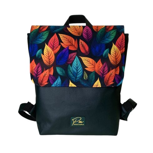 Színes leveles “JANKA” hátizsák