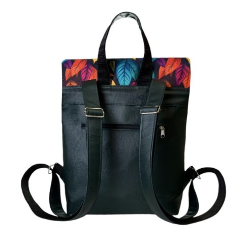 Színes leveles “JANKA” hátizsák