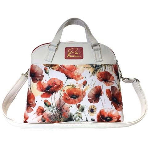 Pipacsos LILLA kézi, váll és oldaltáska