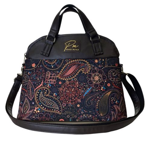 Barna orientális LILLA váll és oldaltáska