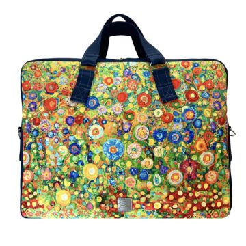 Festett virágos  “EDIT” laptop táska