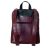 Bordó tulipános bőr hátizsák